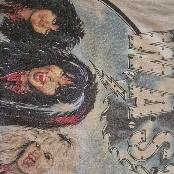 Ultra Rare W.A.S.P. 80s Glam Rock Last Commando Concert/Tour 3/4 Jersey Shirt! - Picture 16 of 16